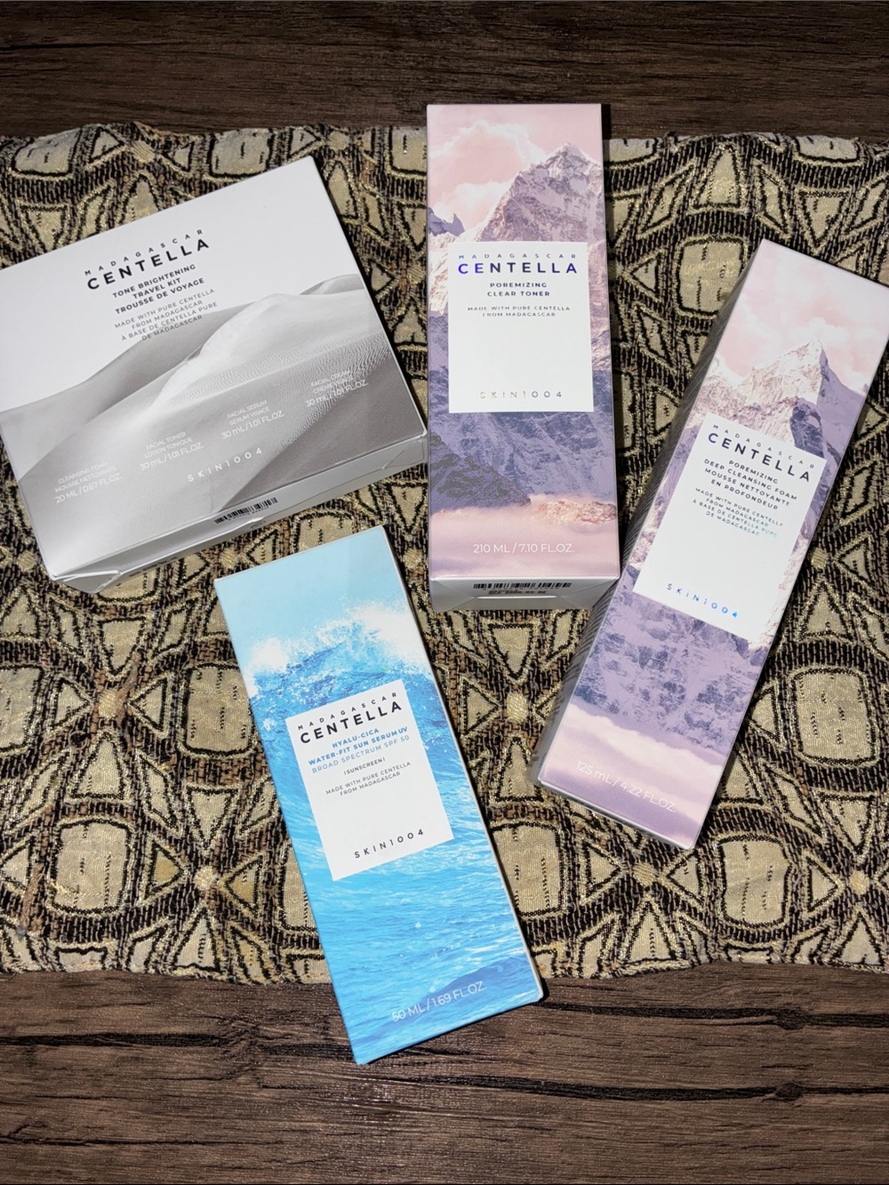 🔥4 Pack Madagascar Centella Soothing Toner - Blue & Pink Variants